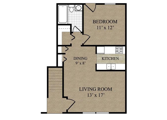 Winthrop Terrace - Bowling Green – 1 Bed 1 Bath
