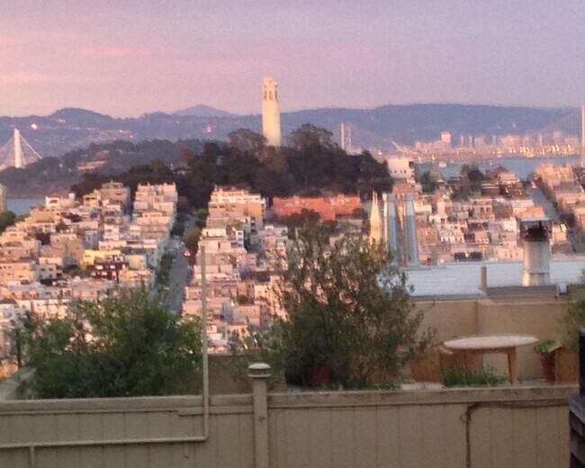 Sunset view from apartment - 2124 Hyde St