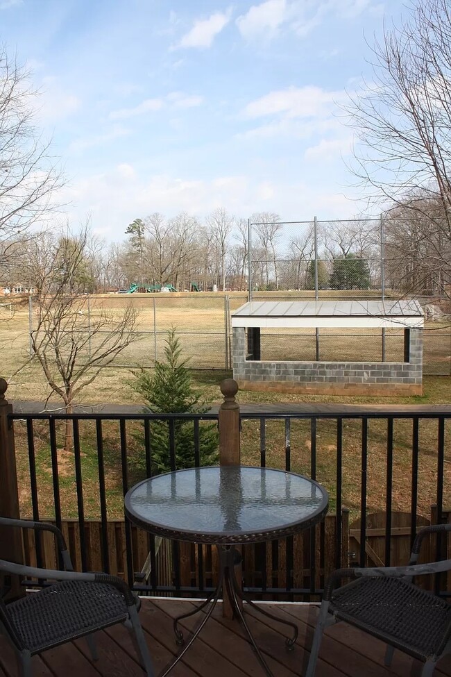 Back deck view of Johnson playground - 811 Rainier Rd