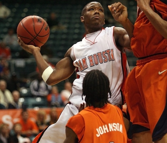 Cheer on the Bearkats basketball team at Bernard Johnson Coliseum