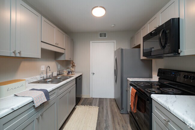 2 habitaciones, 2 baños, 1000 pies cuadrados, cocina - Ridge View Apartments