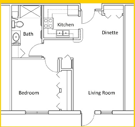 1HAB/1BA - Mayberry Village