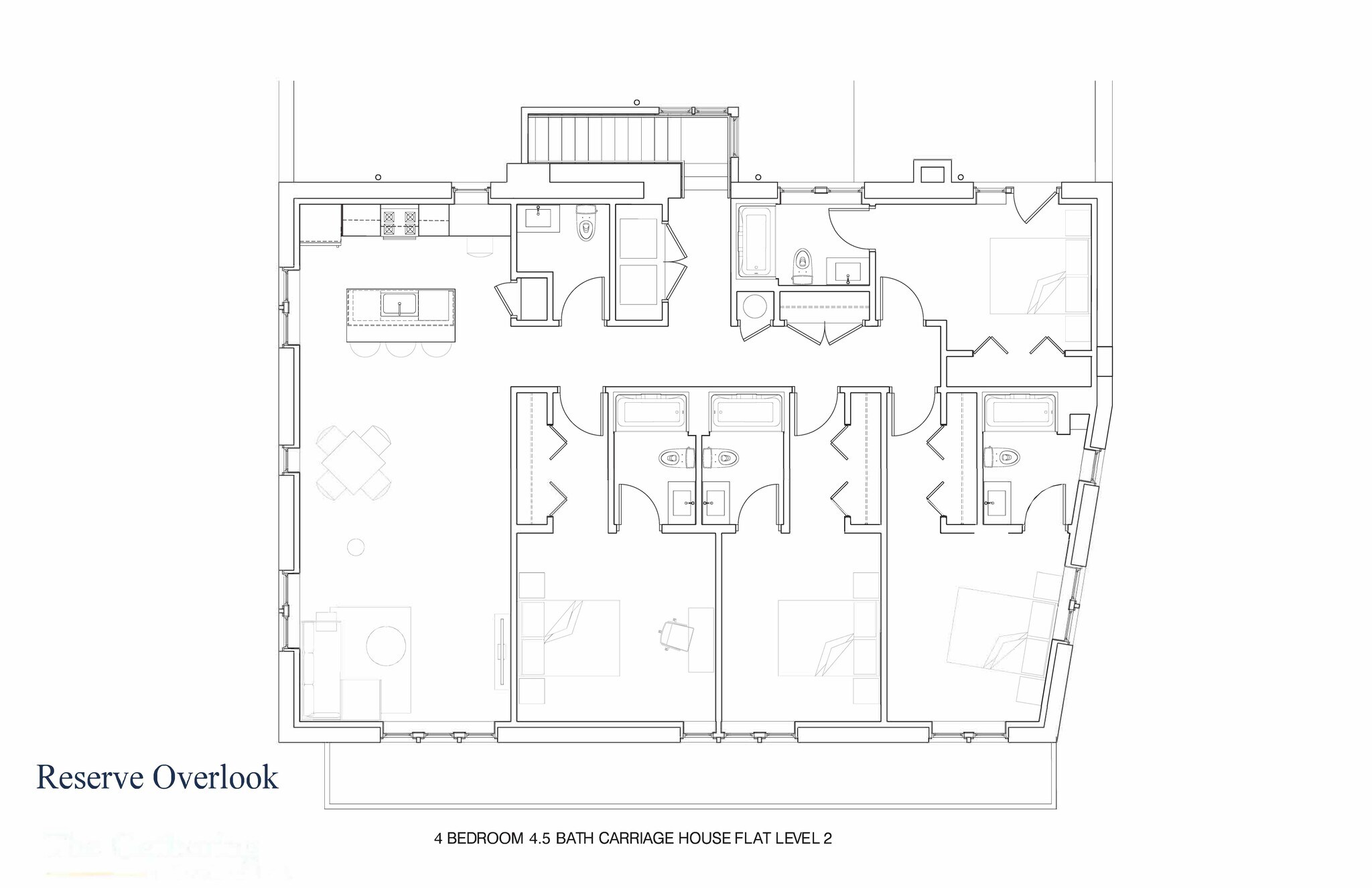 Reserve Overlook – Private Bedroom in a 4 Bedroom 4.5 Bath Carriag...