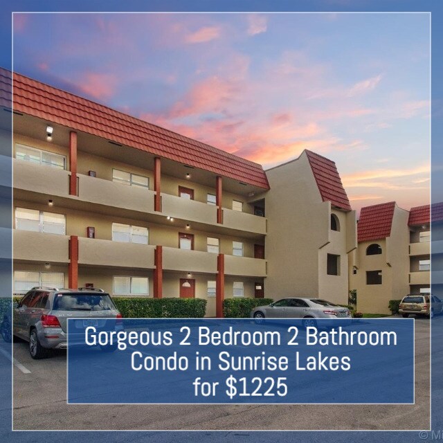 8435 Sunrise Lakes Blvd, Sunrise, FL 33322 Apartments Sunrise, FL