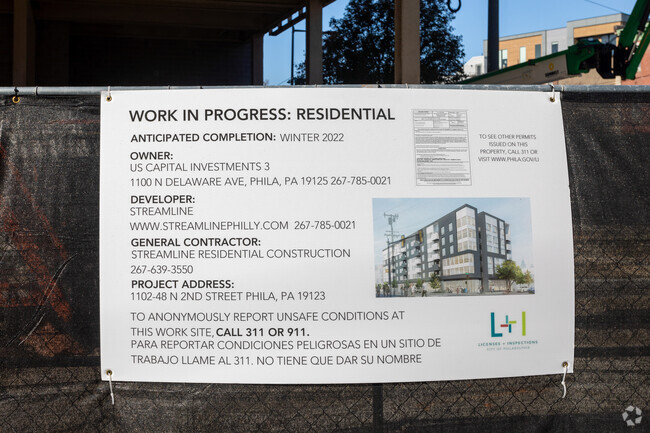 Posted at Site - North Liberty Triangle