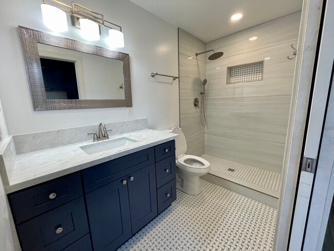 Large bathroom with walk in shower - 3223 Landis St