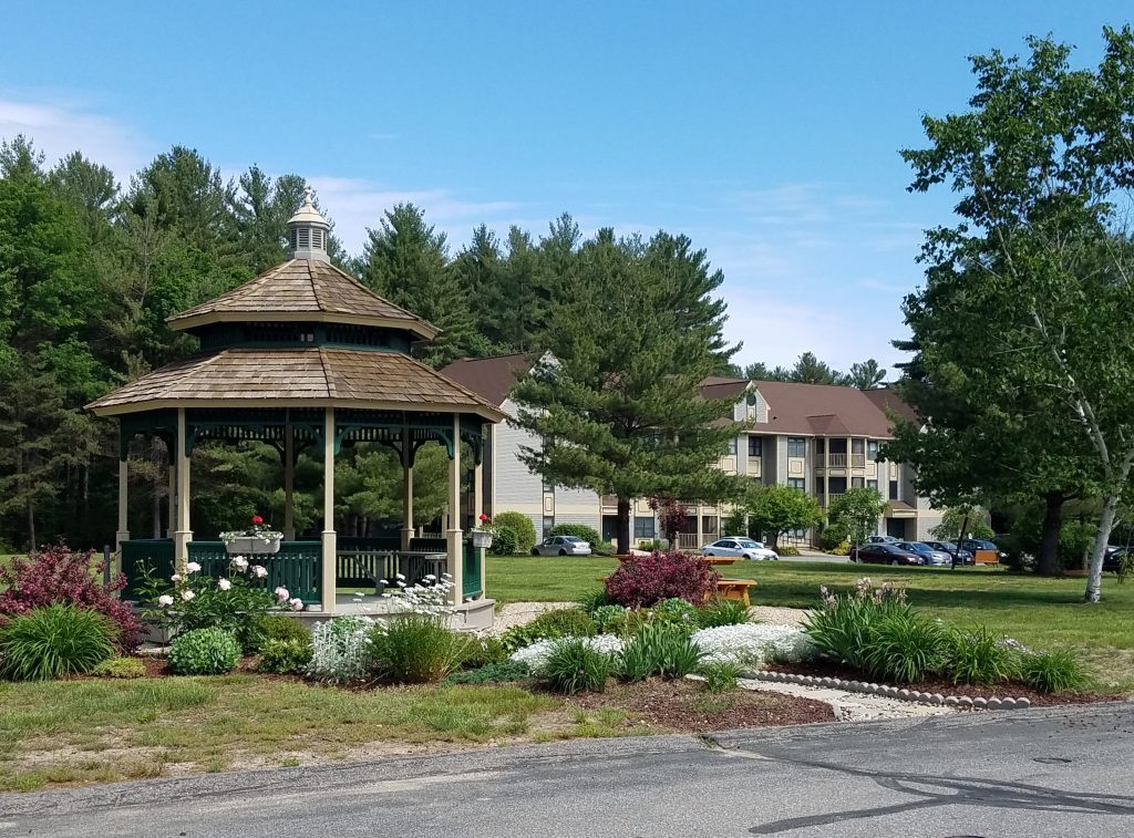 Gazebo with unit behind - 3 Mayfair Ln