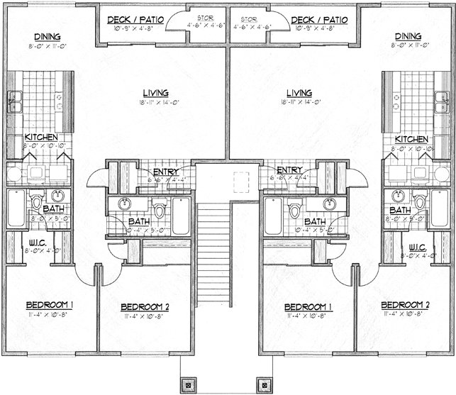 Plano de planta - Highland Crest