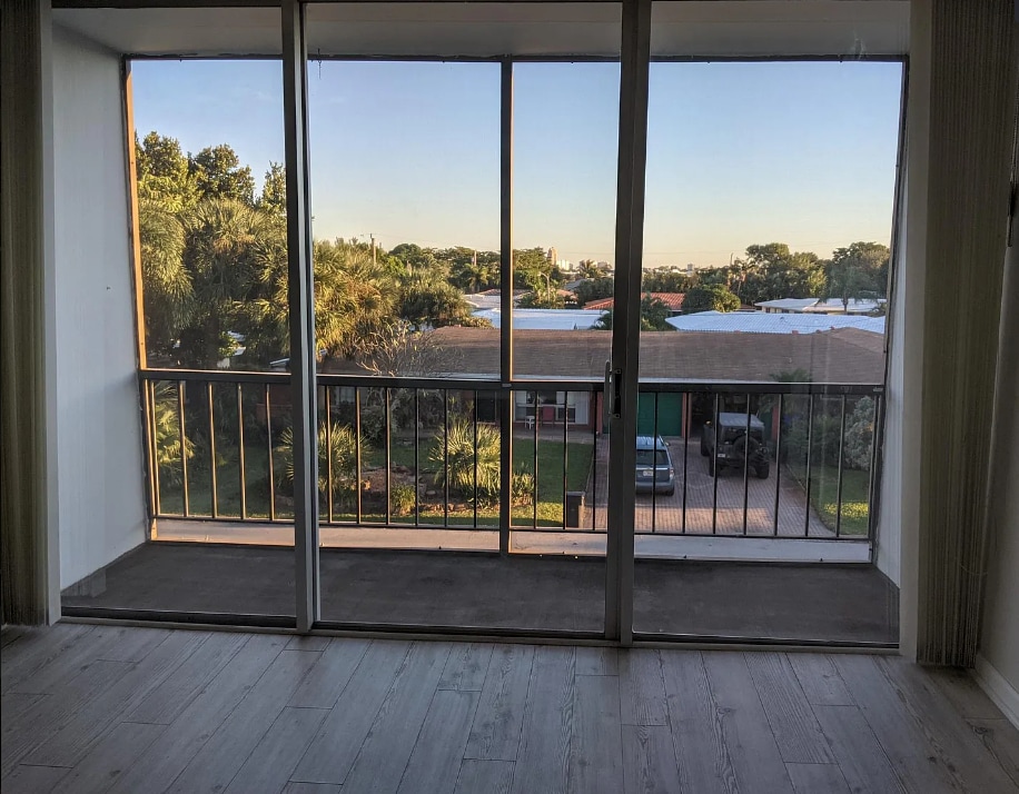 Balcony Evening View - 4501 NE 21st Ave