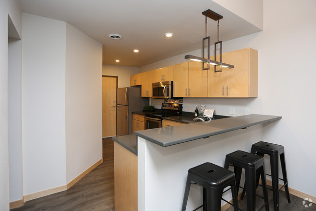 Cocina - Nichols Station Apartments