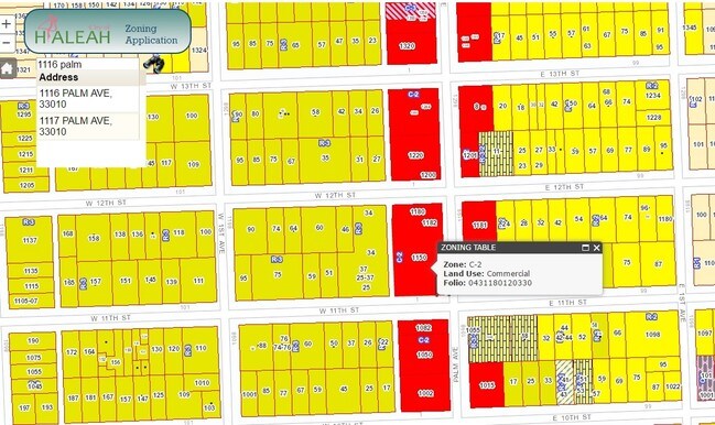 Land Use Map - 1116 Palm Ave, Hialeah