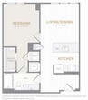 1 Bed 1 Bath-A03b