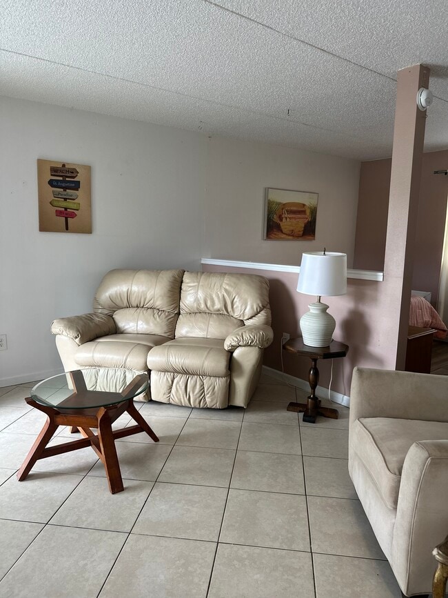 Living Area Couch - Ocean Shore Villa