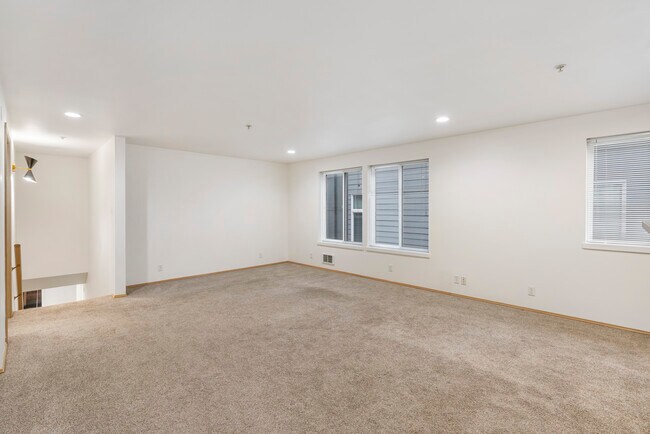 Bright & spacious living room - 9301 Linden Ave N