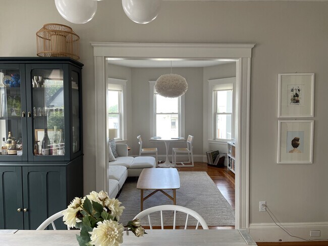 Dining Room (Looking into Living Room) - 15 Belknap St