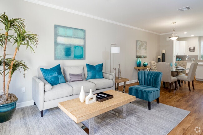 2 habitaciones, 2 baños, 119,5 m², sala de estar - Palazzo Townhomes