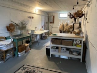 Large work or play room in the basement. - 203 E Diamond Lake Rd