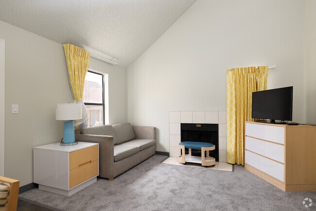2BR, 2BA - 775SF - Living Room - The Haven at Academy