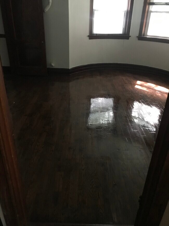 Newly finished wood floors - 2338 S Marshall Blvd
