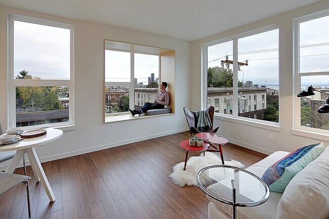Casa de jardín - ventanas de la sala de estar - Yardhouse