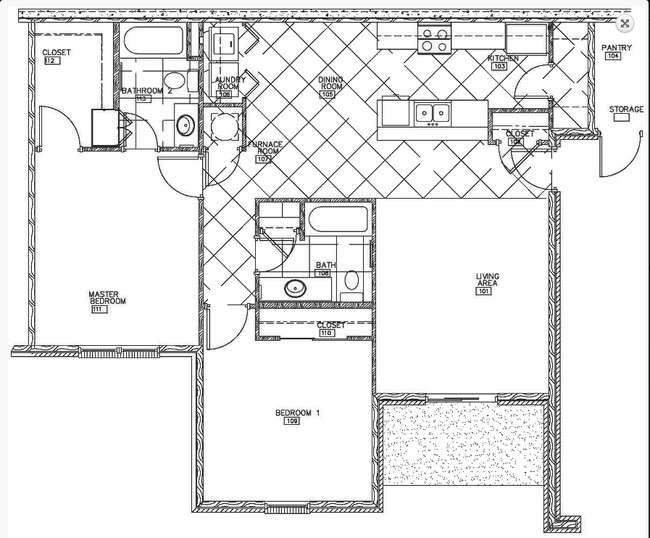 2BR/2BA Lower - Heatherwood Apartments