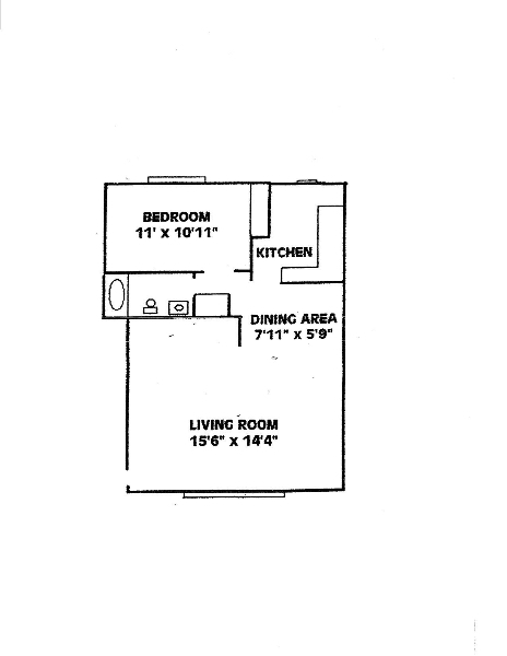 1HAB/1BA - Southgate Apartments