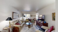 Located at 2329 Timberbrook Dr SE in Grand Rapids, Michigan, this single-story, 3-bedroom, 2-bathroom home offers a well-organized and functional layout throughout its comfortable footprint. The living room serves as the heart of the home, featuring light-toned walls, wood-look flooring, and multiple windows that invite natural light and outdoor views, creating a warm and welcoming atmosphere. The space flows seamlessly into a dedicated dining area, ideal for everyday meals and gatherings. The galley-style kitchen is efficiently designed with white cabinetry, marble-look countertops, stainless steel appliances, and a double sink — maximizing both storage and workspace. The primary bedroom is a generously sized retreat with a large window offering natural light and outdoor views. The two additional bedrooms also feature windows with natural light and ample space for various uses. Throughout the home, five closets provide exceptional storage capacity. The two bathrooms are finished with clean, light-toned cabinetry and tub-shower combinations. A dedicated laundry area and a central hallway connecting the rooms round out this practical, move-in-ready home in a well-established Grand Rapids neighborhood.