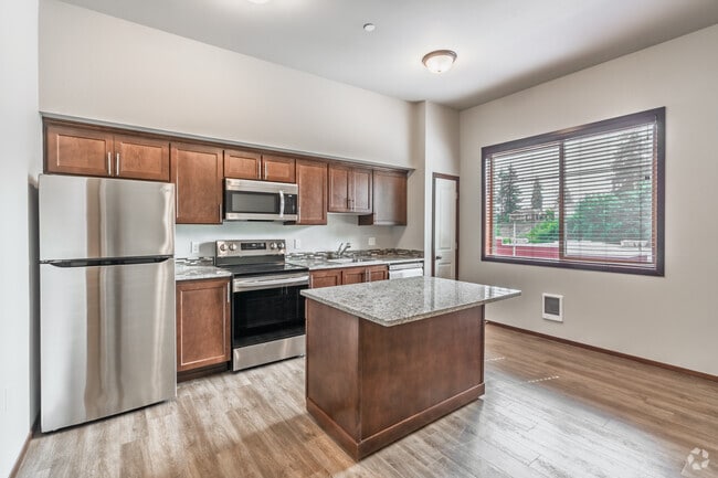Studio - 556SF - Kitchen - Emory Lofts