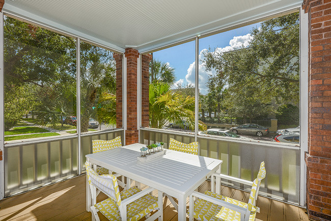 Enclosed Front Porch - Addison Flats