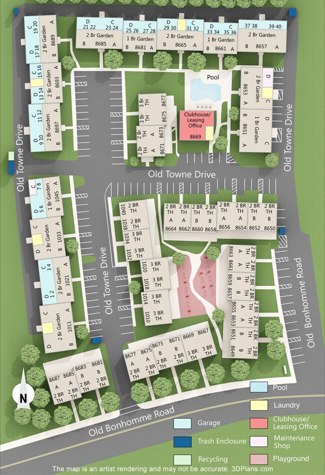 Building Photo - Oaks on Bonhomme