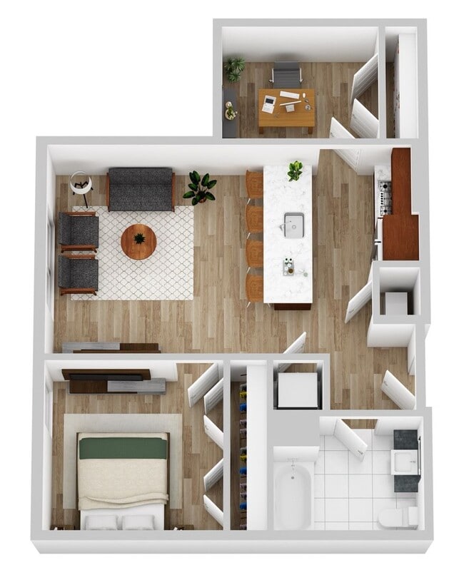 Interior Photo - The Hub Apartments