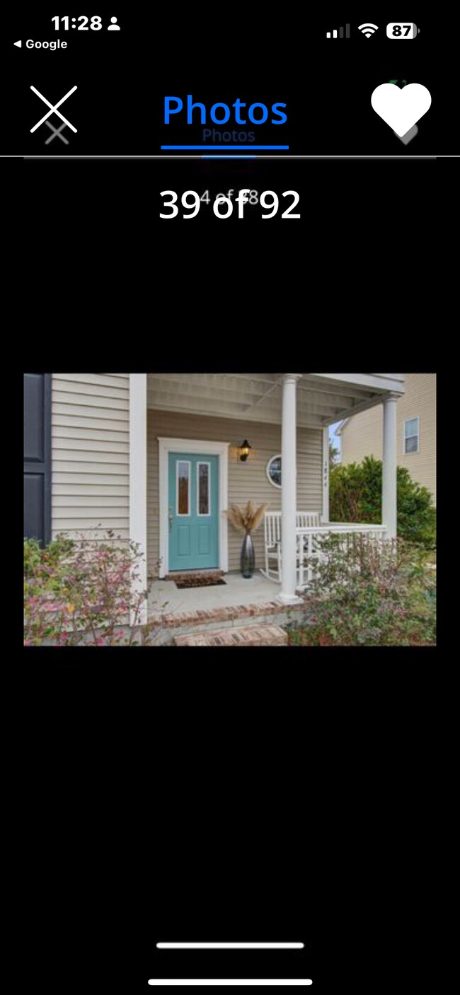 The front door - 1844 Hubbell Dr
