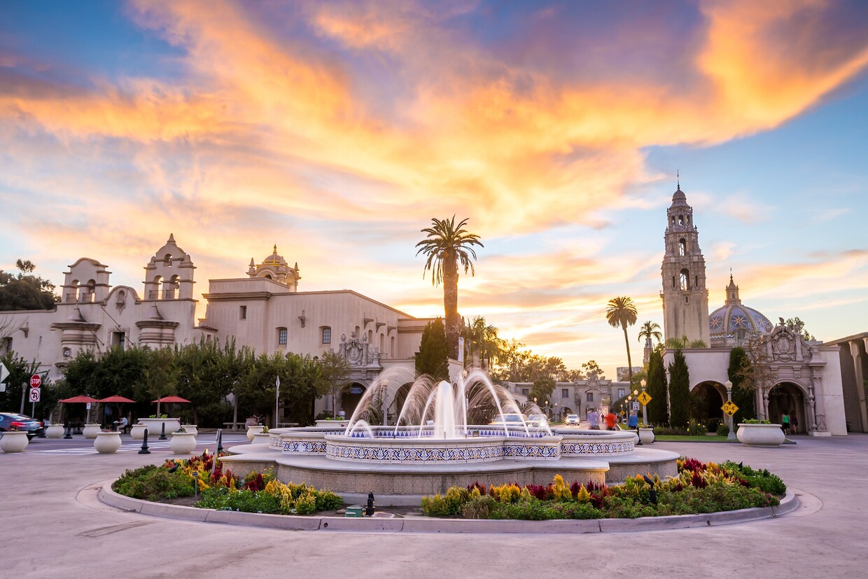 Fountain Sunset - AZUL North Park