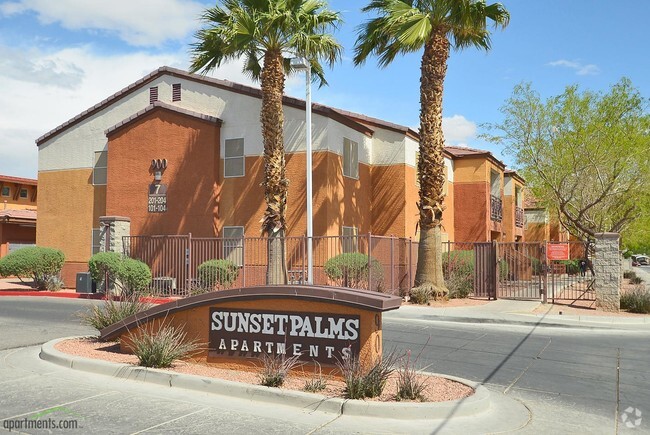 Entrance - Sunset Palms Apartments