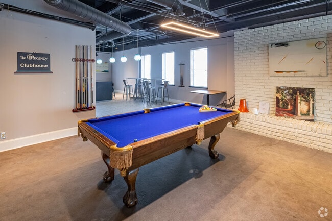 Enjoy billiards in our resident Clubhouse - The Regency