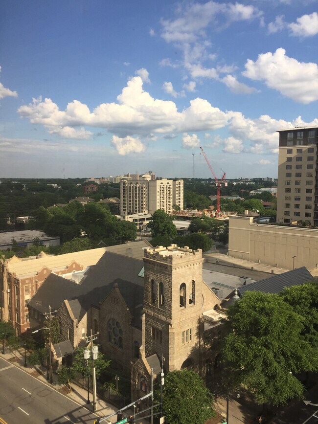 View from the Balcony 3 - 620 Peachtree St NE