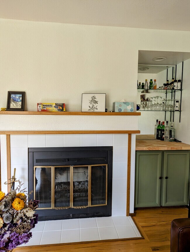 Living 2/fireplace - 11707 Stendall Pl N