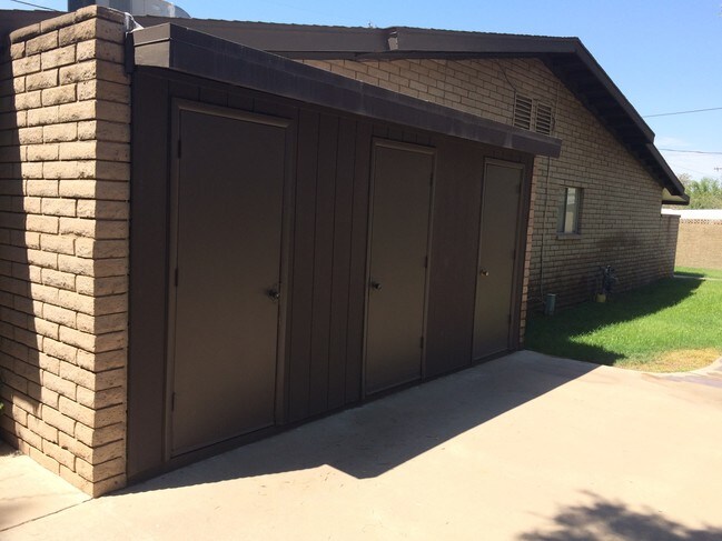 Storage unit for each property - North Central