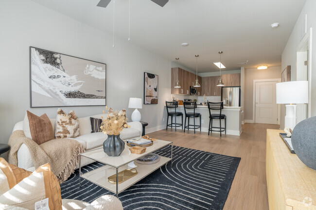 1BR, 1BA - 775SF - Living Room - The Delaney at East Park