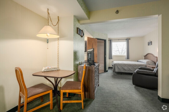 Single Suite - 250SF - Lake-View Living Studio Suites
