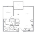 One Bedroom/Two Bath A