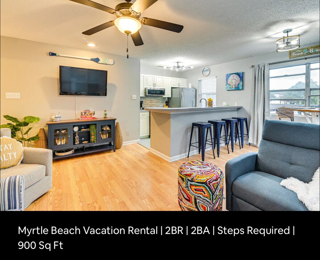 Hermoso condominio de 2 habitaciones y 2 baños en el corazón de Myrtle Beach - 412 28th Ave N