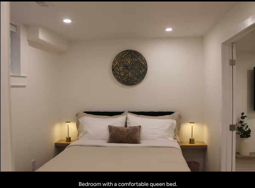 New queen bed with linens - 85 Bentley Cres