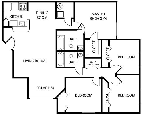 Cuatro habitaciones - Ashton Point