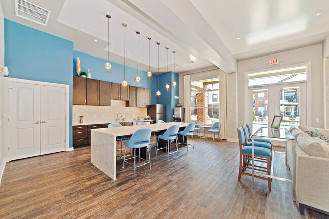 Clubhouse with Gathering Space - Austin Park Apartments