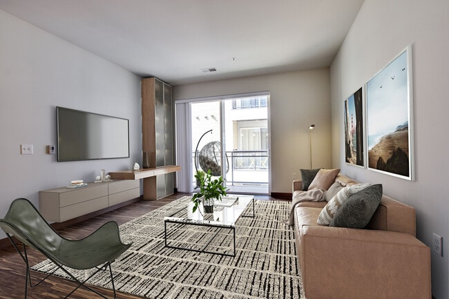 Living Room - 700 East Apartments