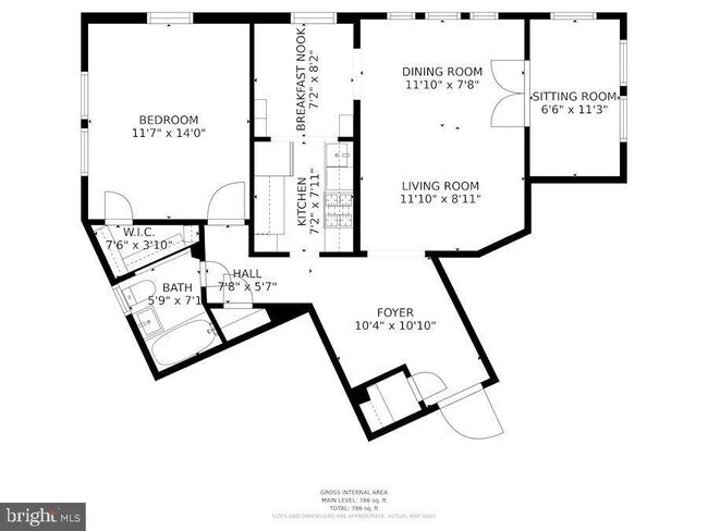 floor plan - 4007 Connecticut Ave NW