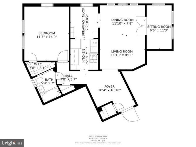 floor plan - 4007 Connecticut Ave NW