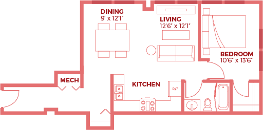 Interior Photo - The Lofts Apartments