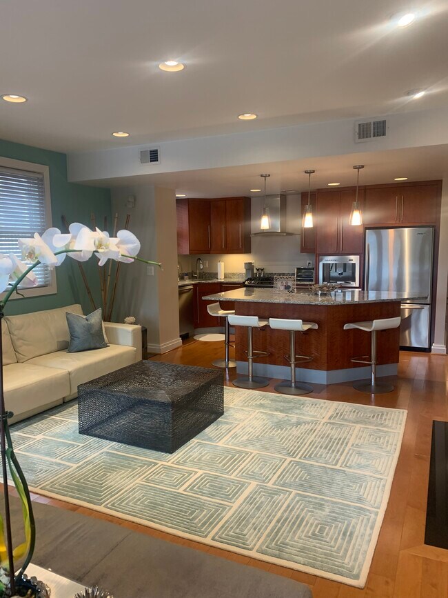 Living Room/Kitchen - 3422 R St NW